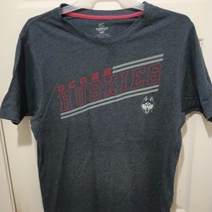 Men's UConn Huskies Gray XL T-Shirt Connecticut Shirt Man's